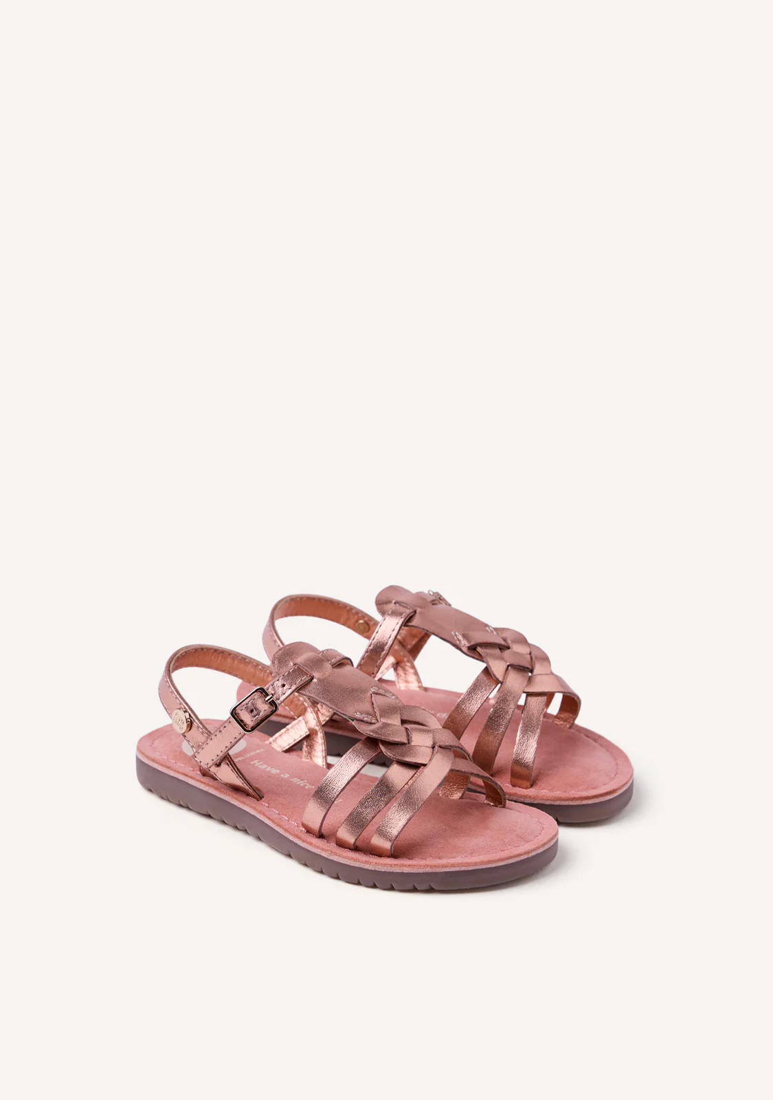 SHINY LEATHER SANDALS BEARSDEN - Image 2
