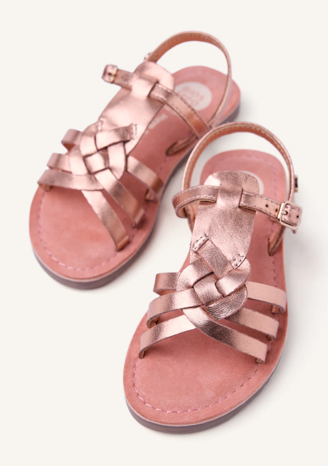 SHINY LEATHER SANDALS BEARSDEN - Image 3