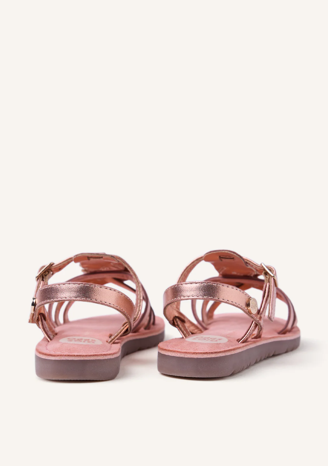 SHINY LEATHER SANDALS BEARSDEN - Image 4