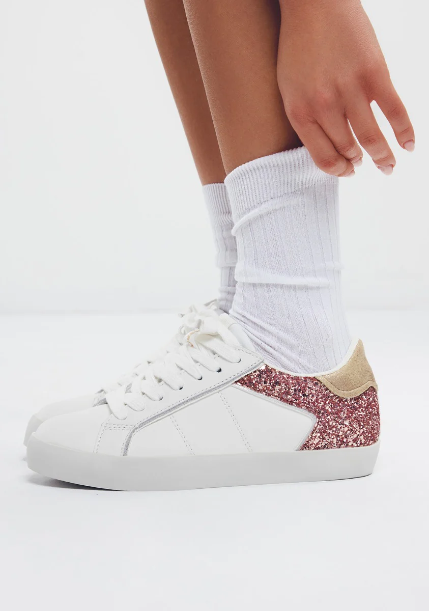 SHINY LEATHER WEDGE SNEAKERS FAIRHAVEN - Image 6