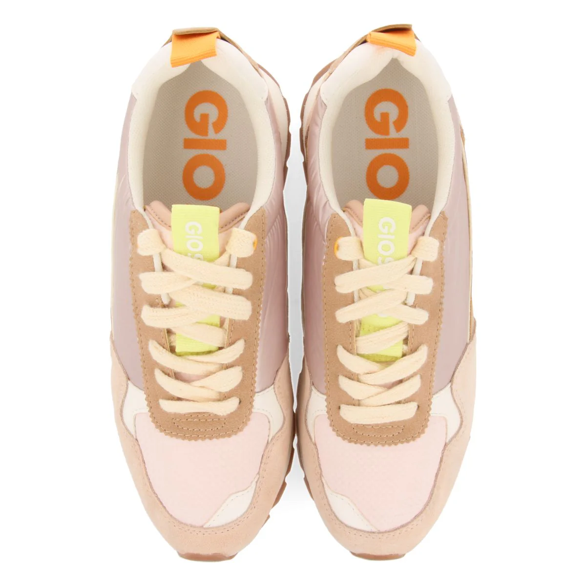 SHINY NUDE SNEAKERS WITH MULTICOLOR DETAILS FOR WOMEN SAMOSET - Image 4