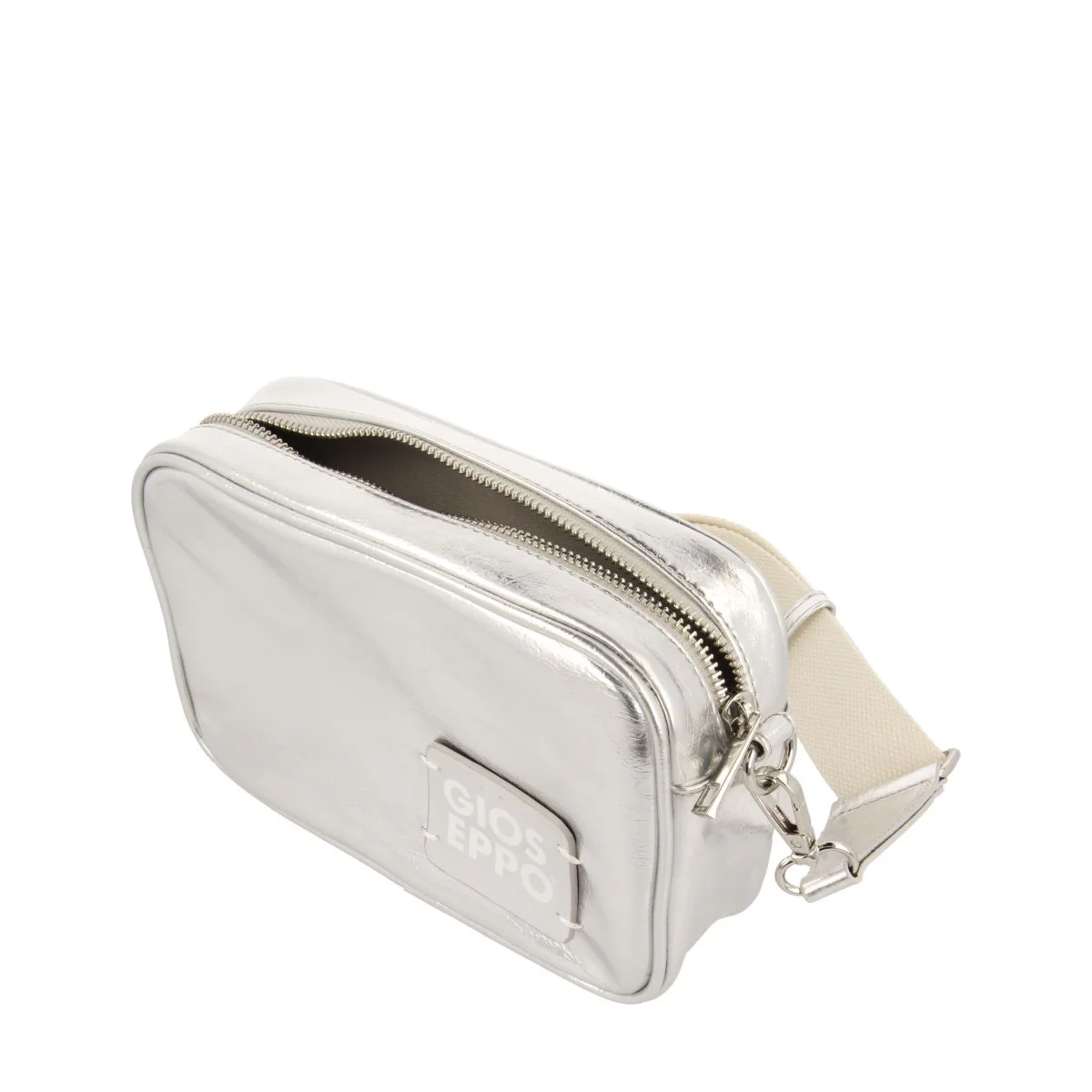 SILVER CLYDE CROSSBODY BAG - Image 4