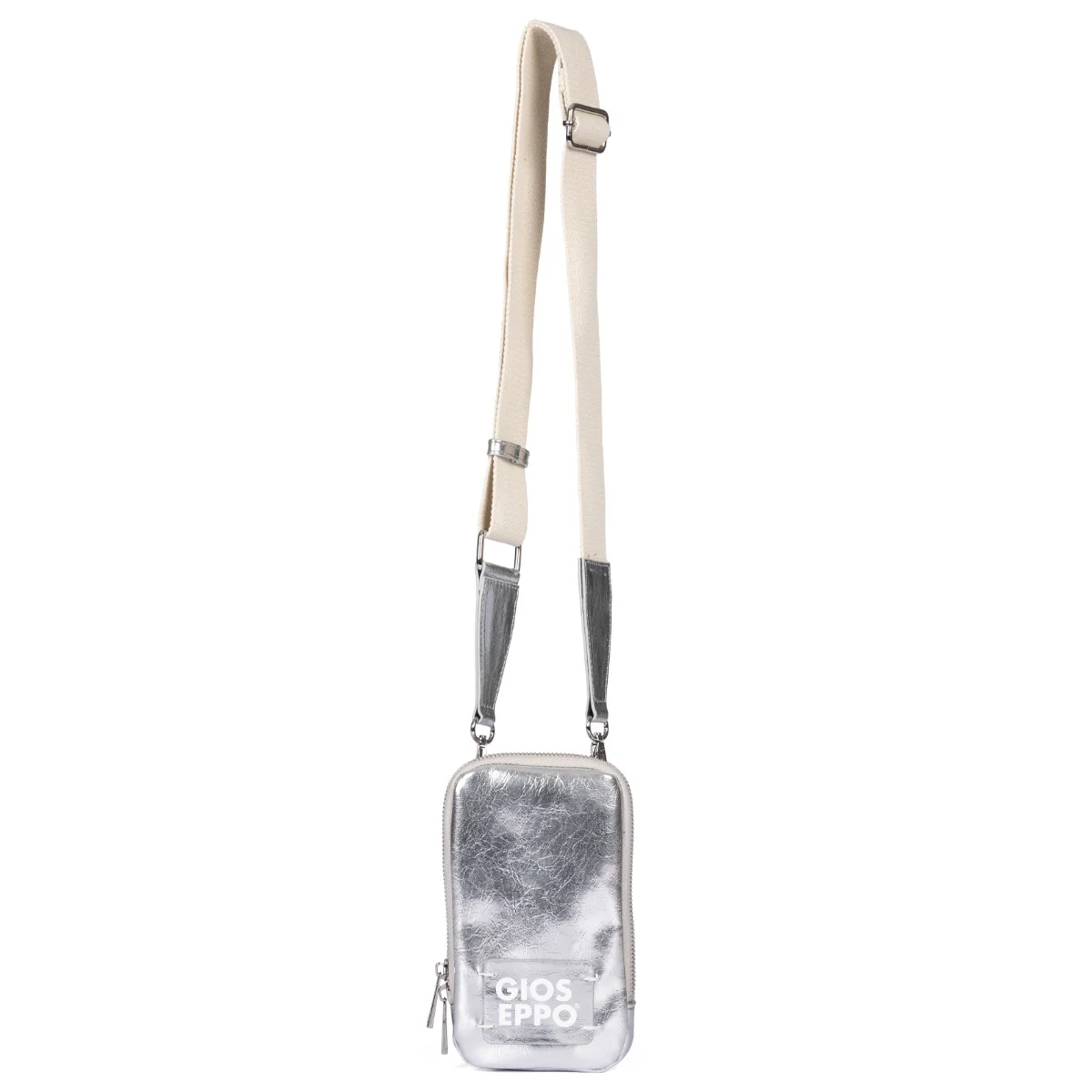 SILVER MINI CROSSBODY BAG JENSEN
