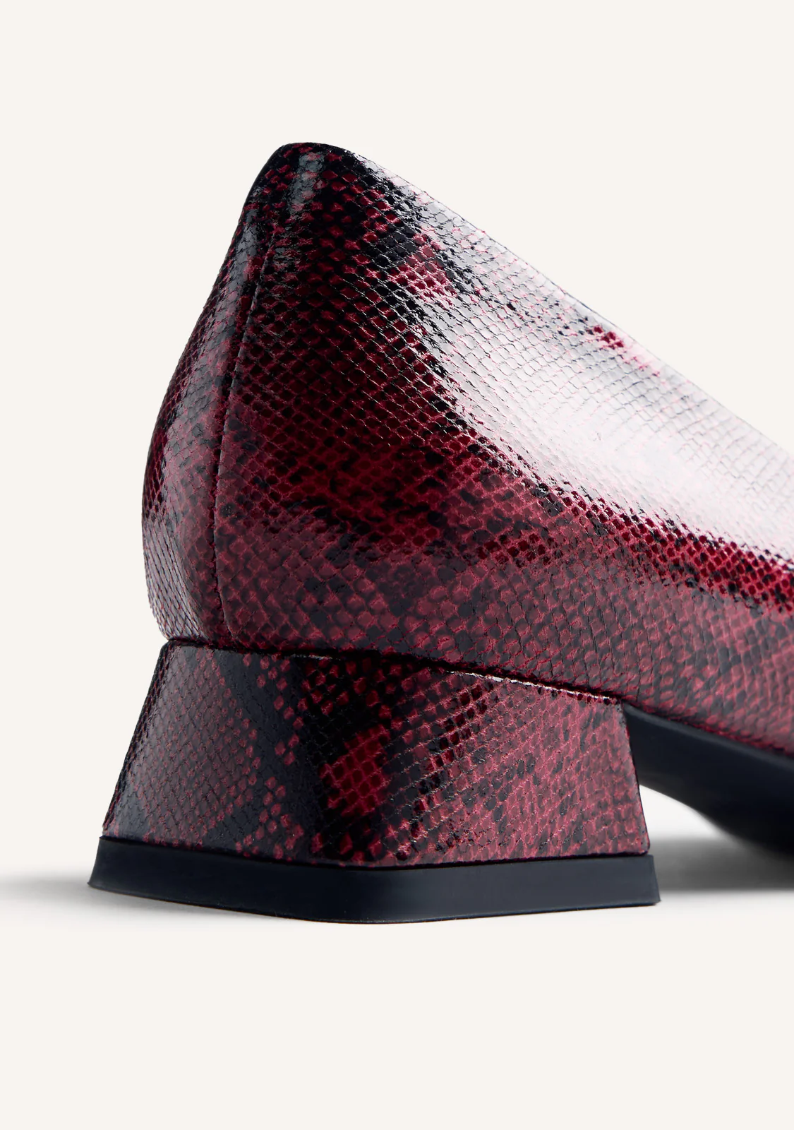 SNAKE EFFECT HEELED SHOES MESICK - Image 5
