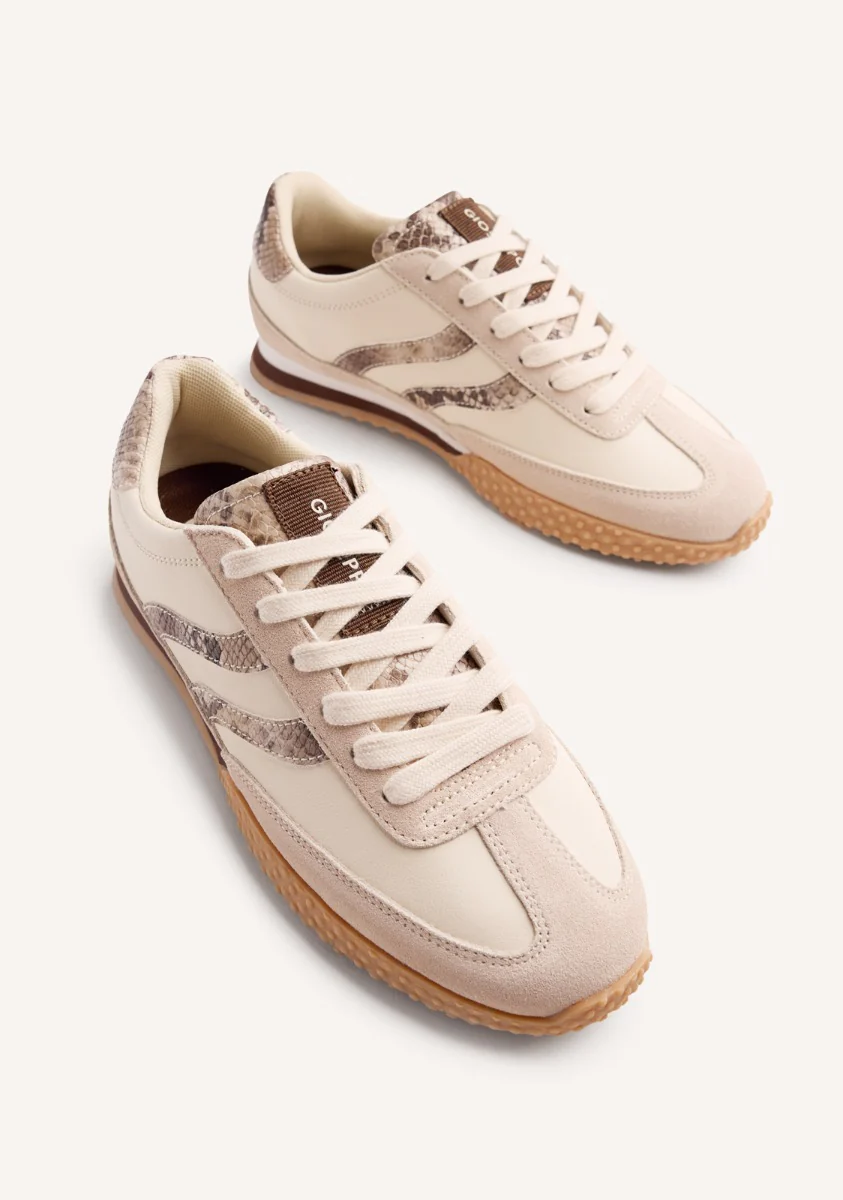 ANIMAL PRINT LEATHER SNEAKERS GLADWIN - Image 3