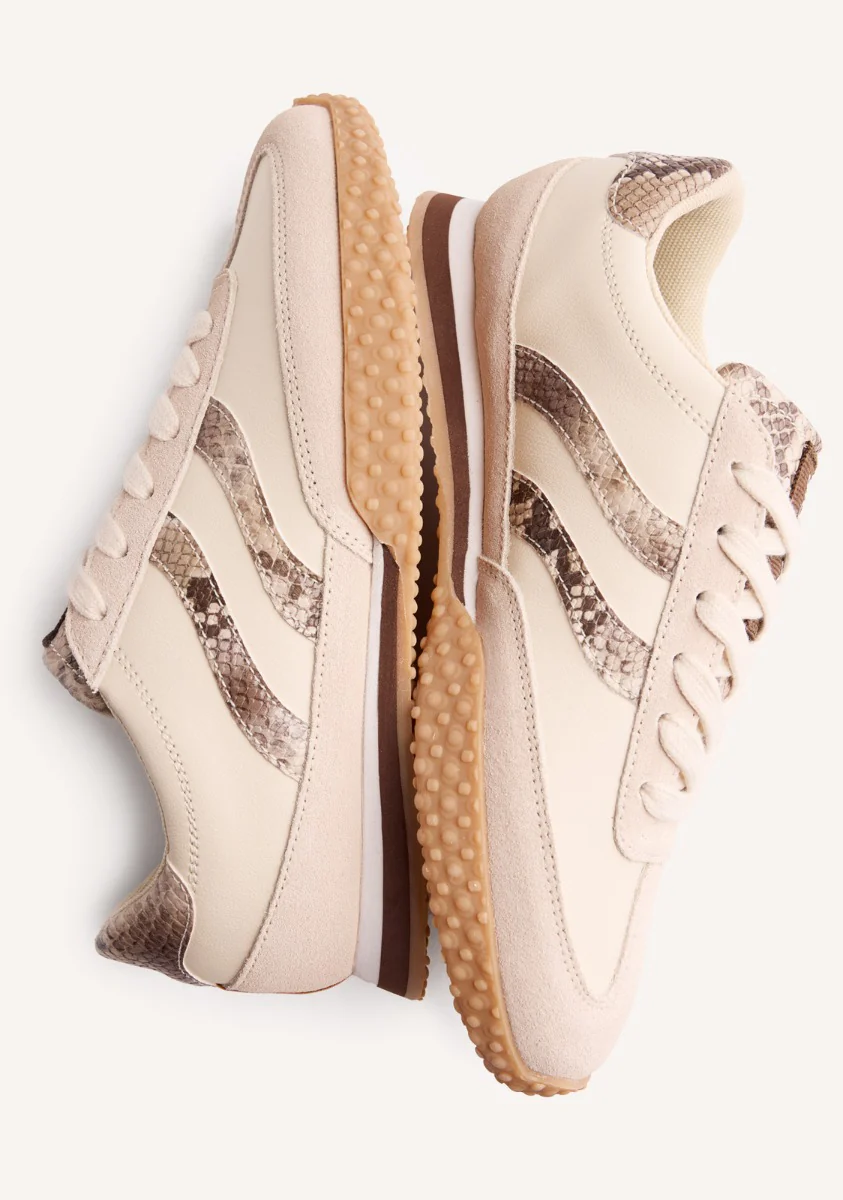 ANIMAL PRINT LEATHER SNEAKERS GLADWIN - Image 4