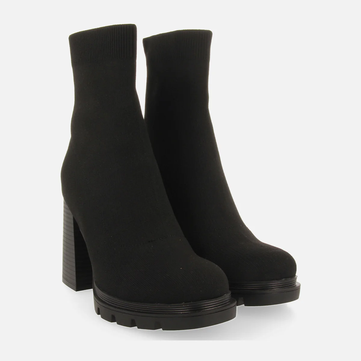 SOCKS-STYLE ANKLE BOOTS WITH HEEL AND TRACK SOLE KENDERES - Image 3