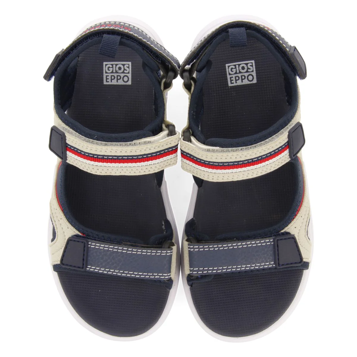 SPORTS FLIP-FLOPS NAVY BLUE WITH COLOR ACCENTS FOR BOYS AND GIRLS ANTILLO - Image 2