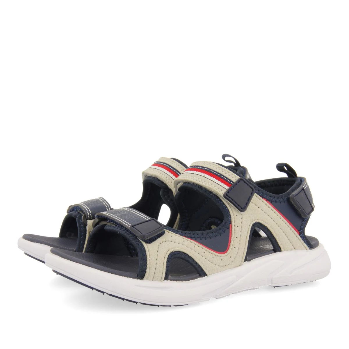 SPORTS FLIP-FLOPS NAVY BLUE WITH COLOR ACCENTS FOR BOYS AND GIRLS ANTILLO - Image 4