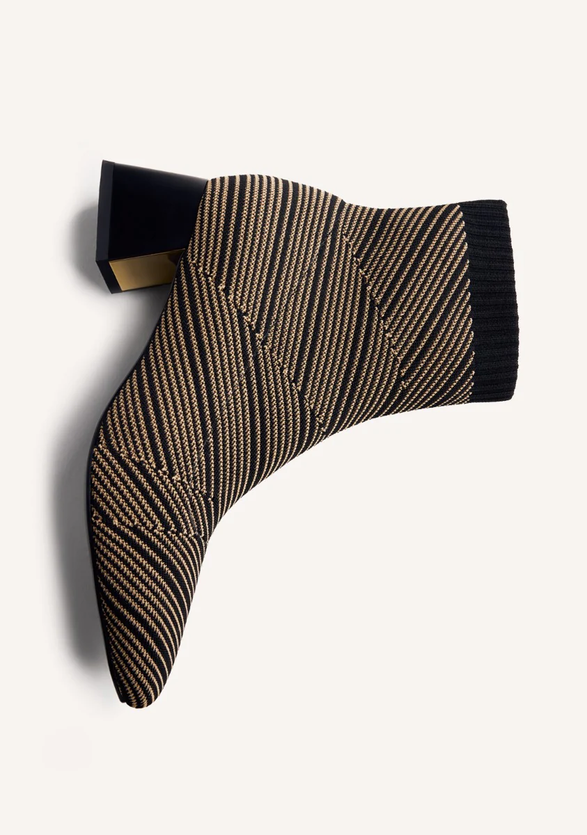 STRIPED ELASTIC ANKLE BOOTS SNOVER - Image 4