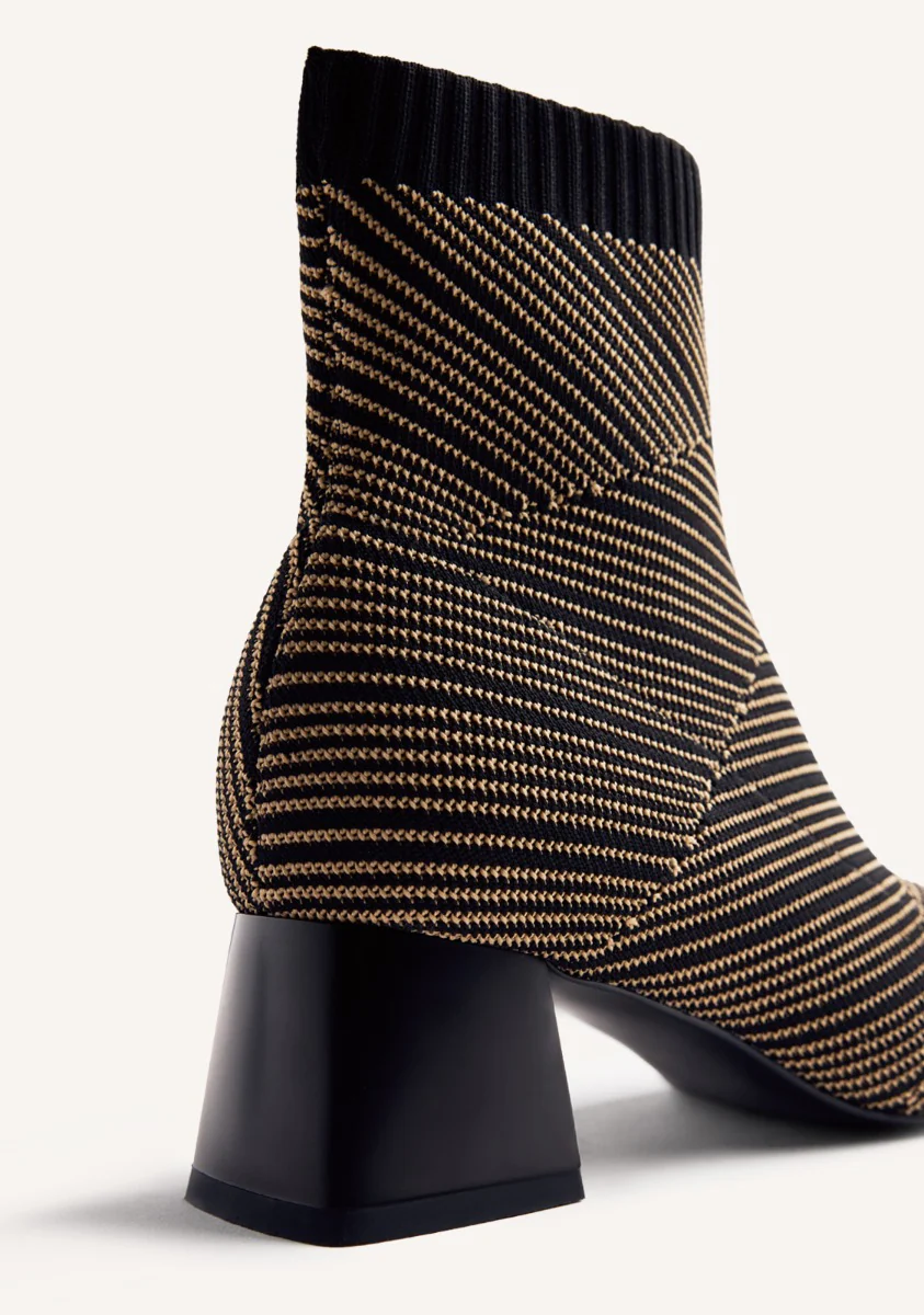 STRIPED ELASTIC ANKLE BOOTS SNOVER - Image 5