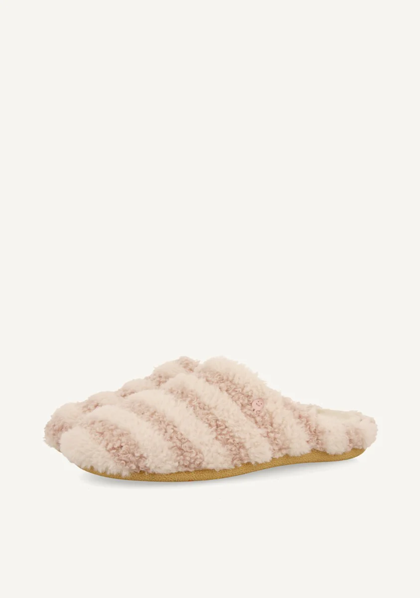 STRIPED FUR SLIPPERS SKARUP - Image 2