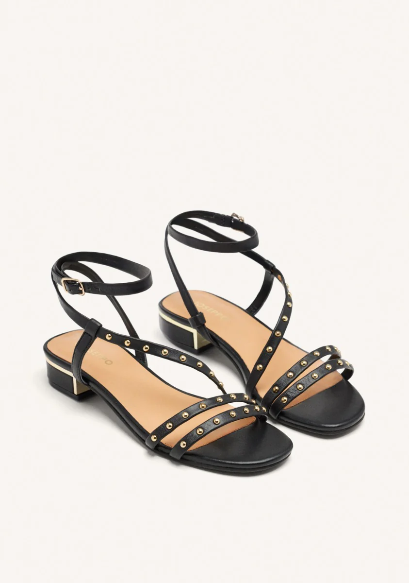 STUDDED HEEL LEATHER SANDALS BEALS - Image 2