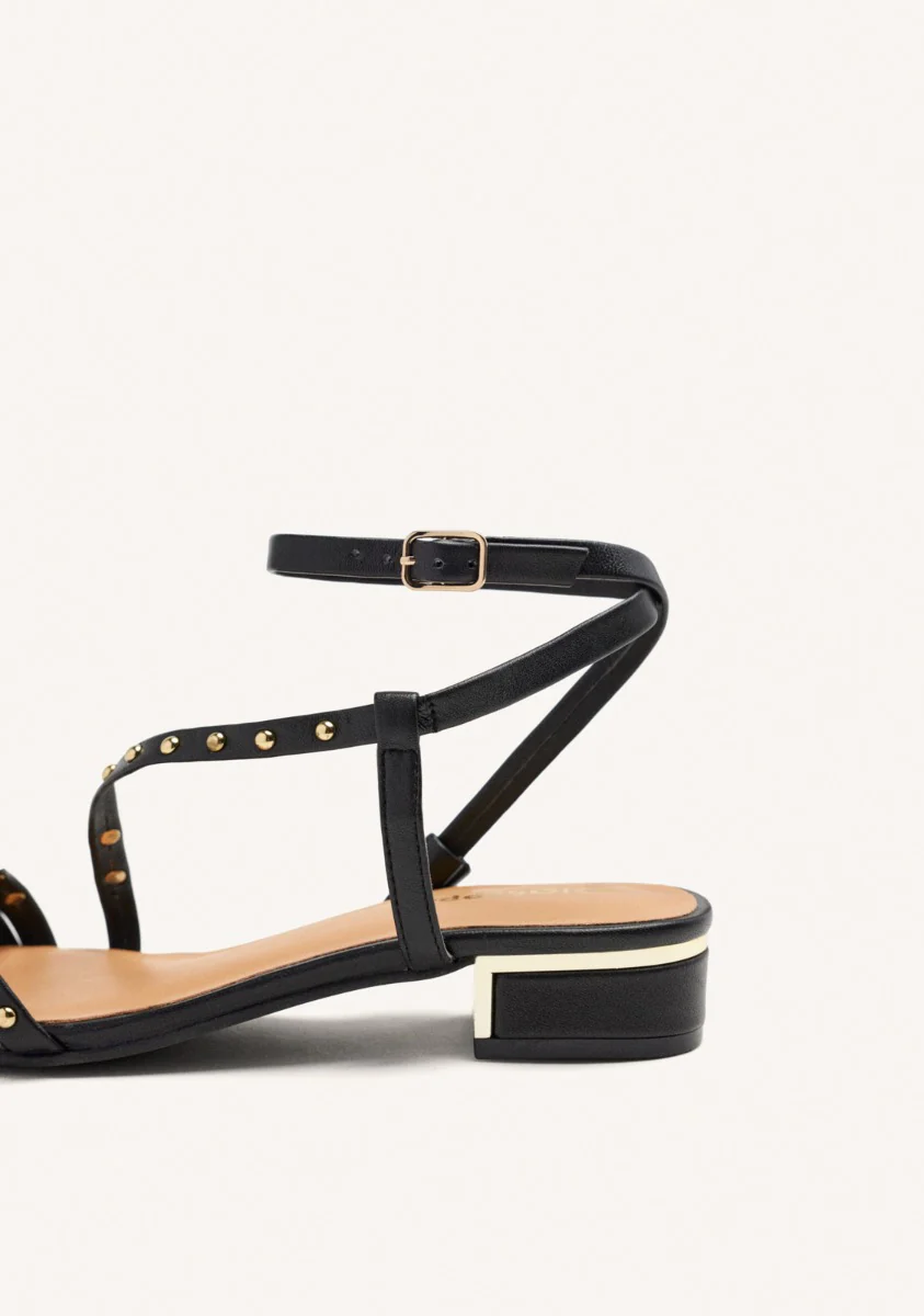 STUDDED HEEL LEATHER SANDALS BEALS - Image 4