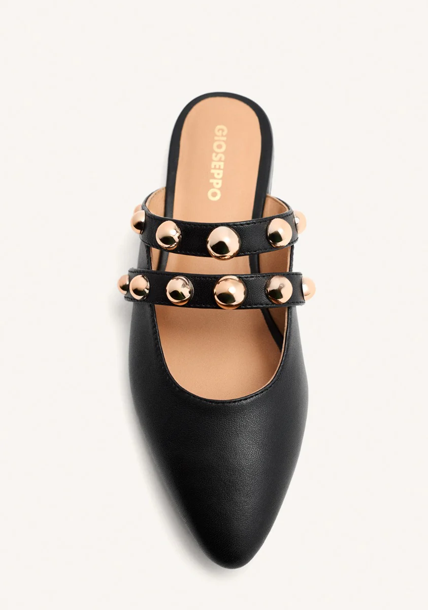 STUDDED LEATHER MULES AHNAPEE - Image 4