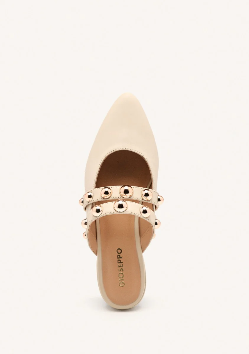 STUDDED LEATHER MULES AHNAPEE - Image 4