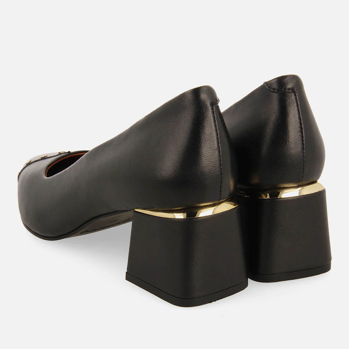 STUDDED LEATHER PUMPS BRASHER - Image 4