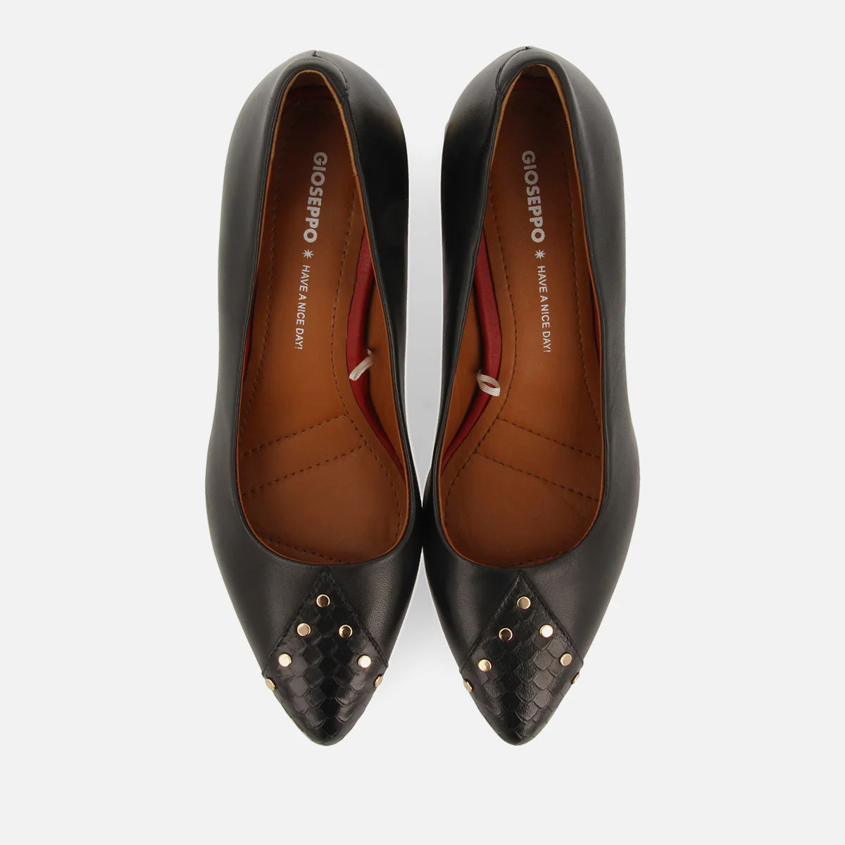 STUDDED LEATHER PUMPS BRASHER - Image 5