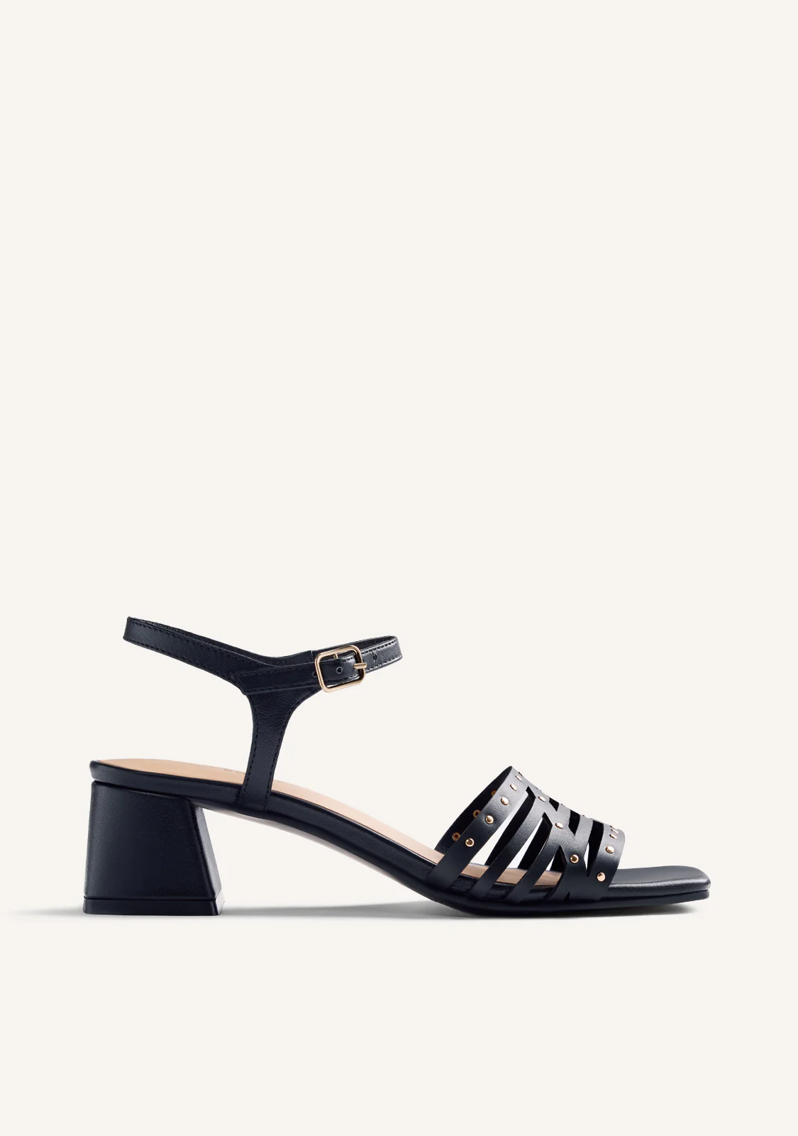 STUDDED LEATHER SANDALS BAIS
