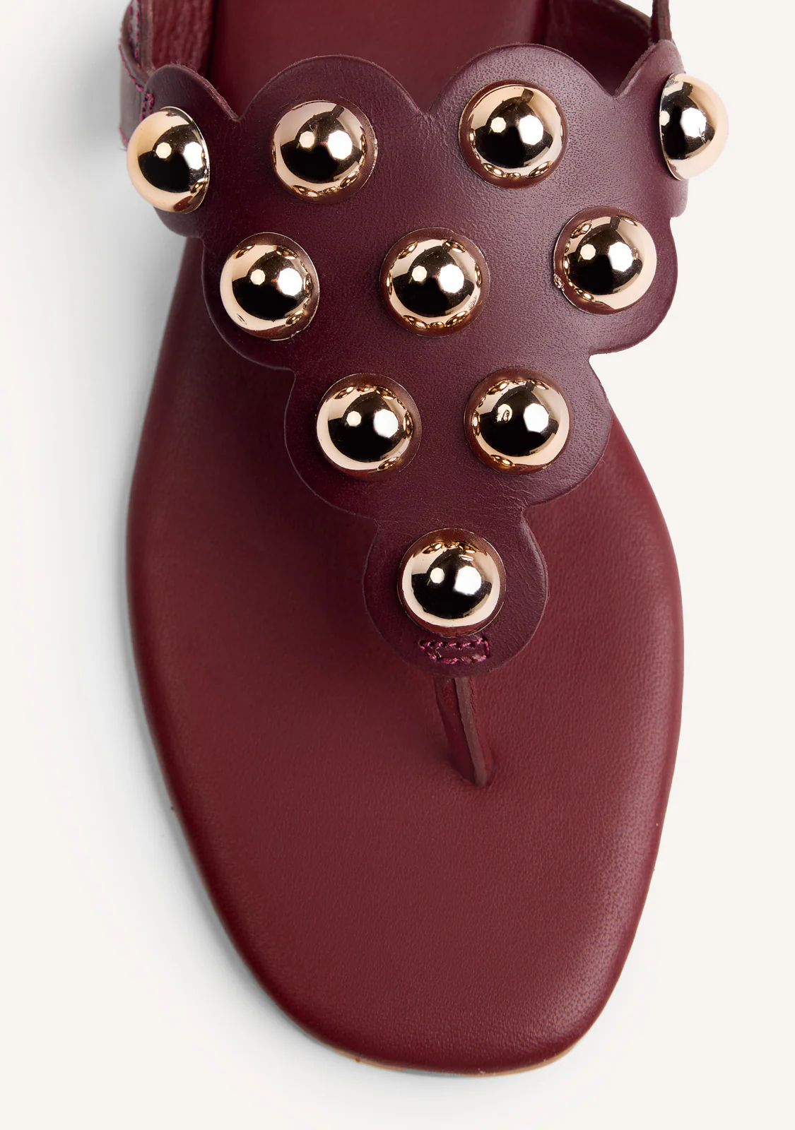 STUDDED LEATHER SANDALS KADUNA - Image 3