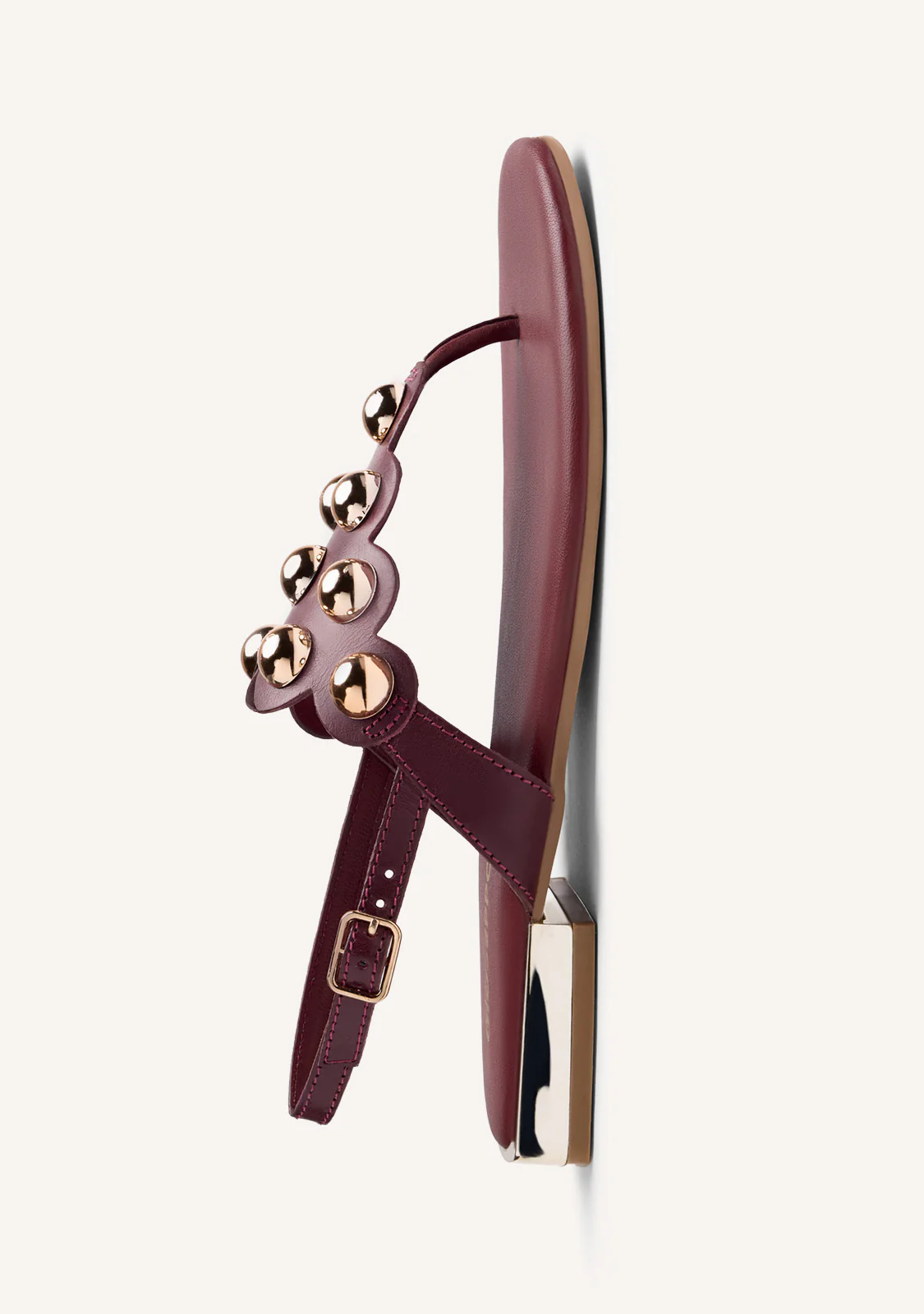 STUDDED LEATHER SANDALS KADUNA - Image 4