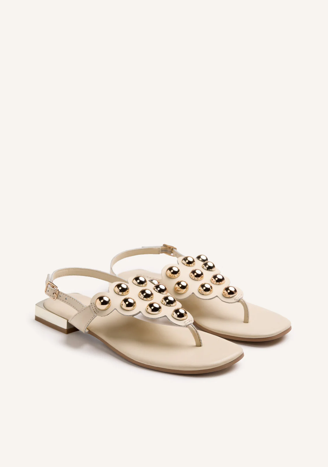 STUDDED LEATHER SANDALS KADUNA - Image 2