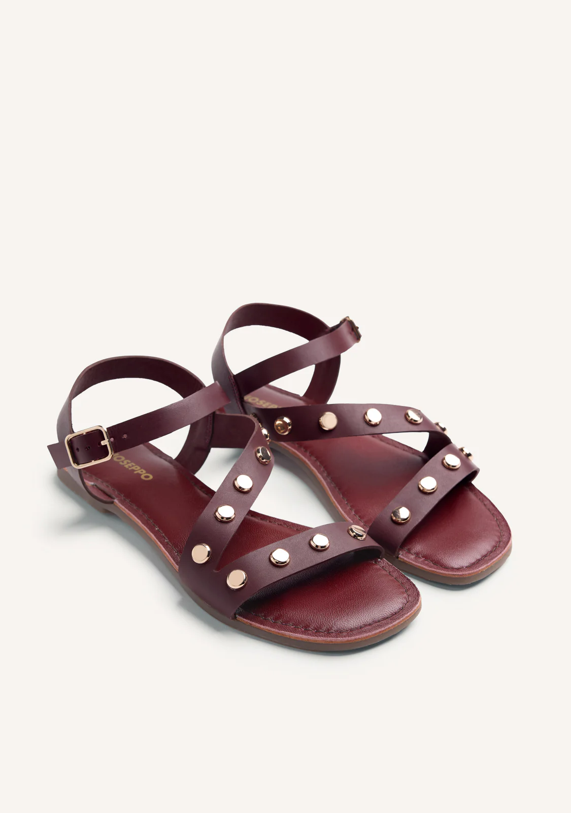 STUDDED LEATHER SANDALS MASENO - Image 2