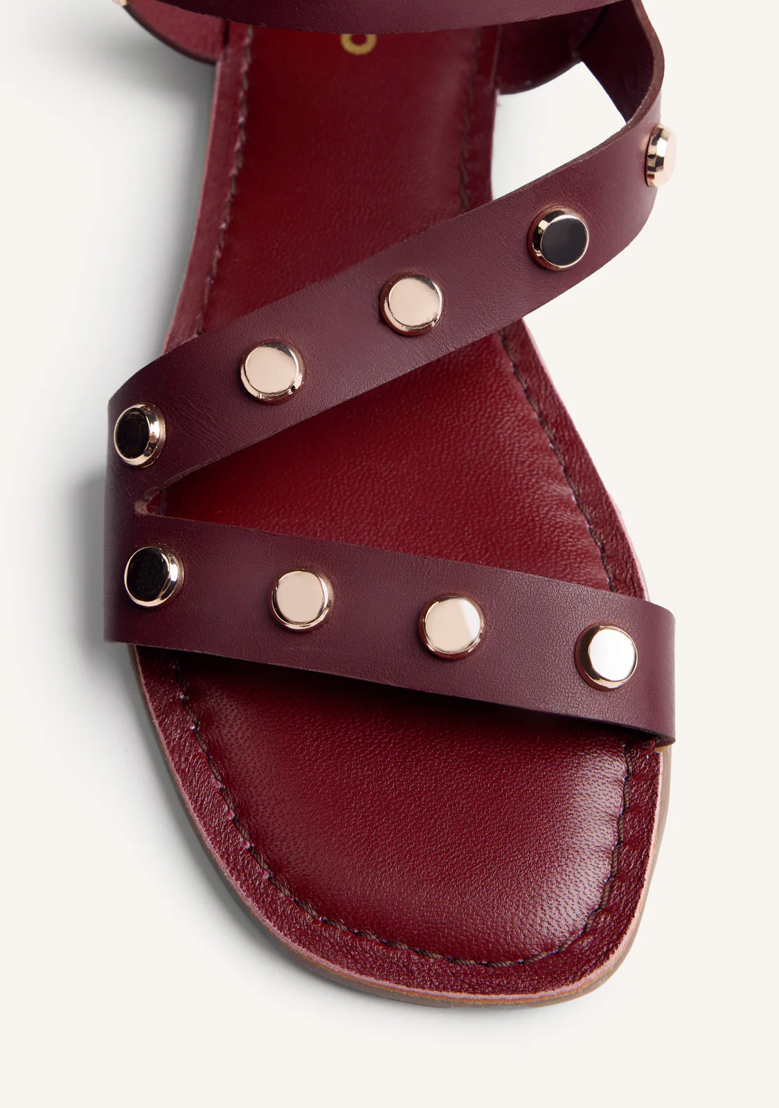 STUDDED LEATHER SANDALS MASENO - Image 3