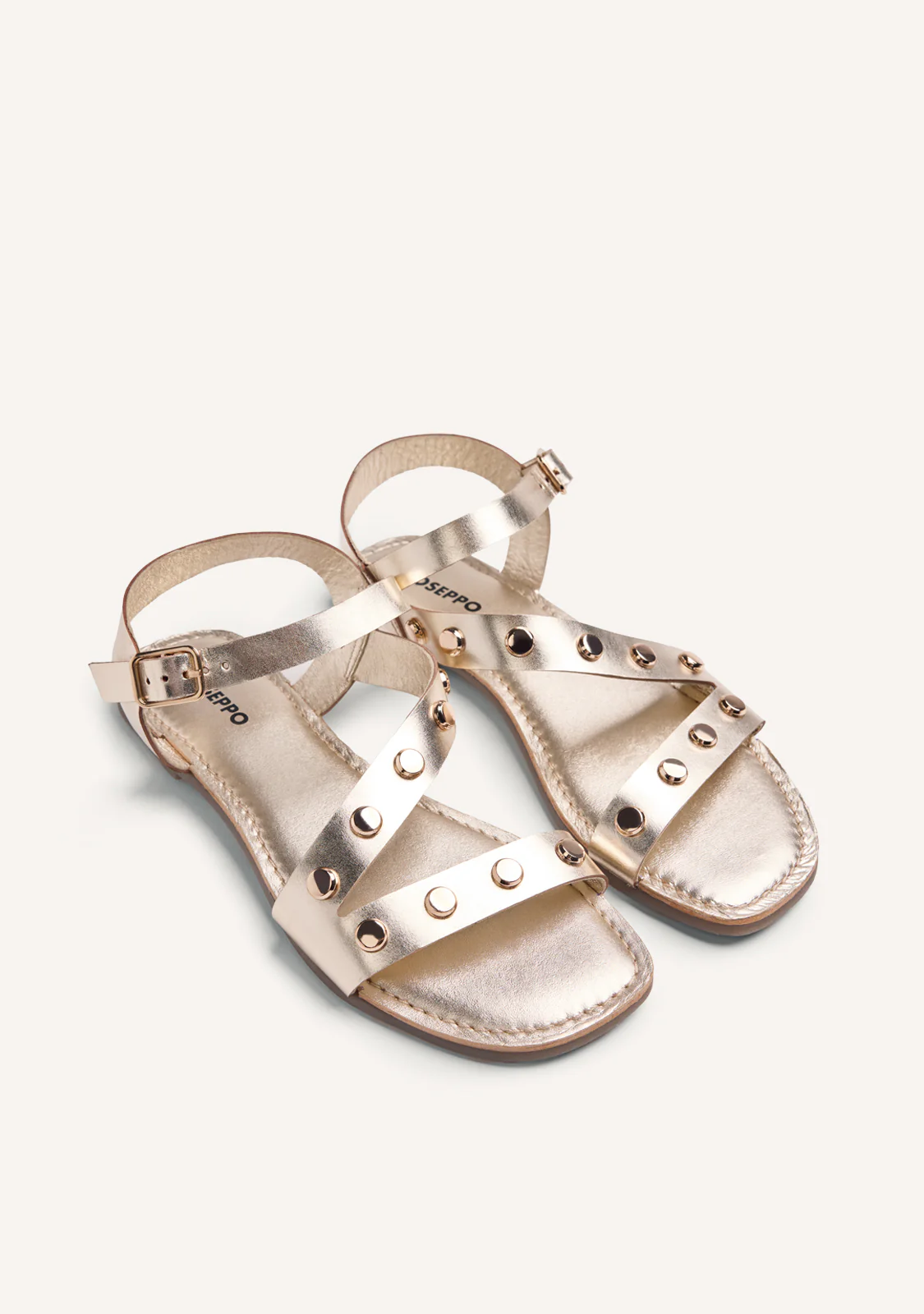 STUDDED LEATHER SANDALS MASENO - Image 2