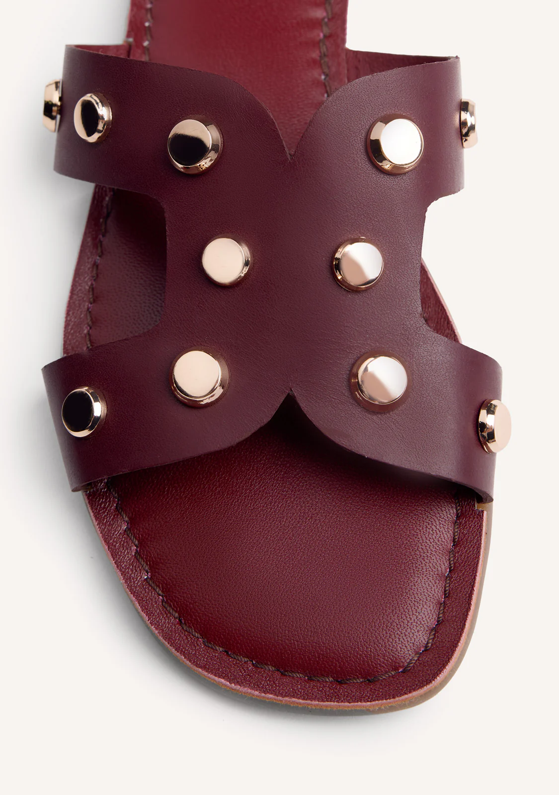 STUDDED LEATHER SANDALS MILLSTON - Image 3