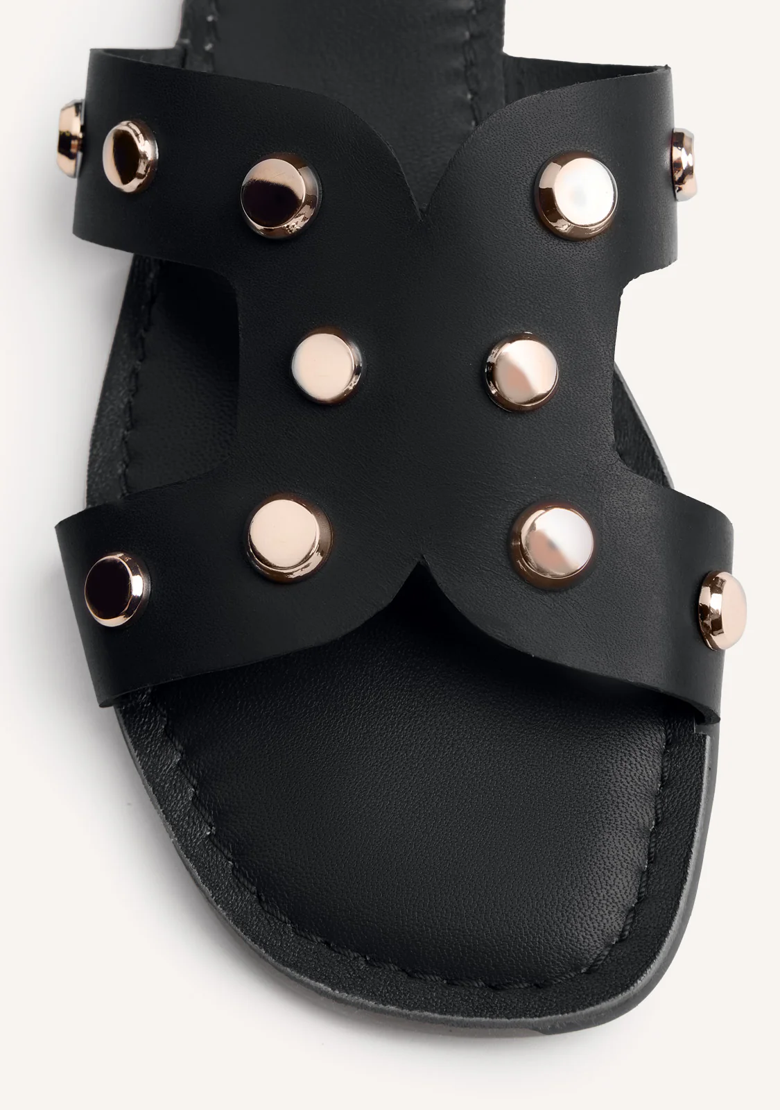 STUDDED LEATHER SANDALS MILLSTON - Image 3