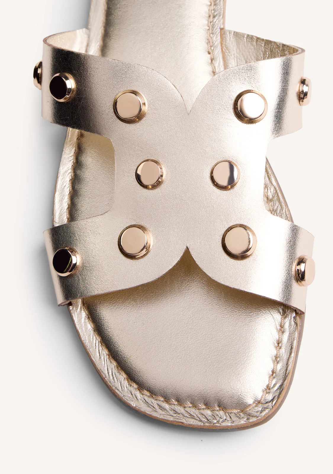 STUDDED LEATHER SANDALS MILLSTON - Image 3