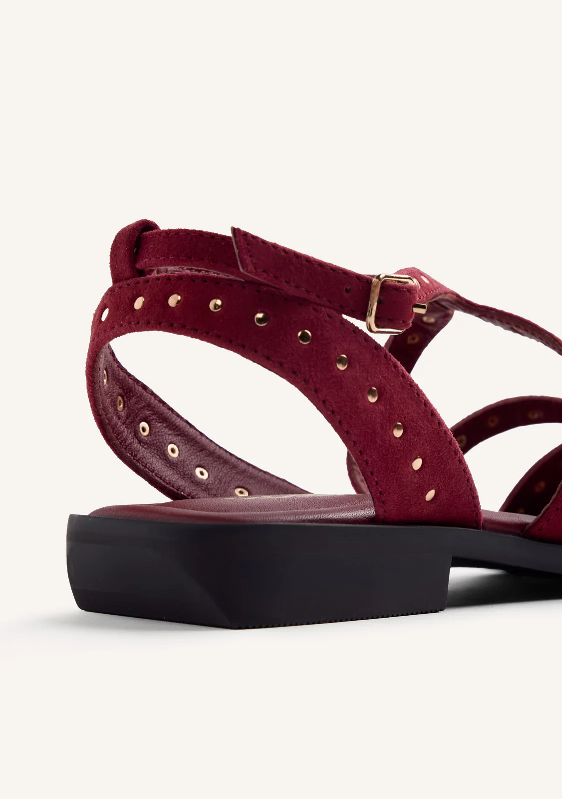 STUDDED LEATHER SANDALS URBANK - Image 4