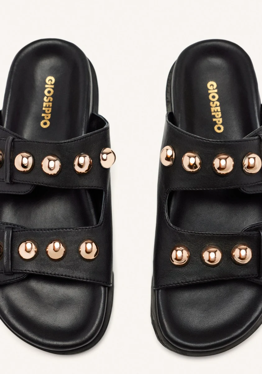 STUDDED LEATHER SANDALS WRENTHAM - Image 4