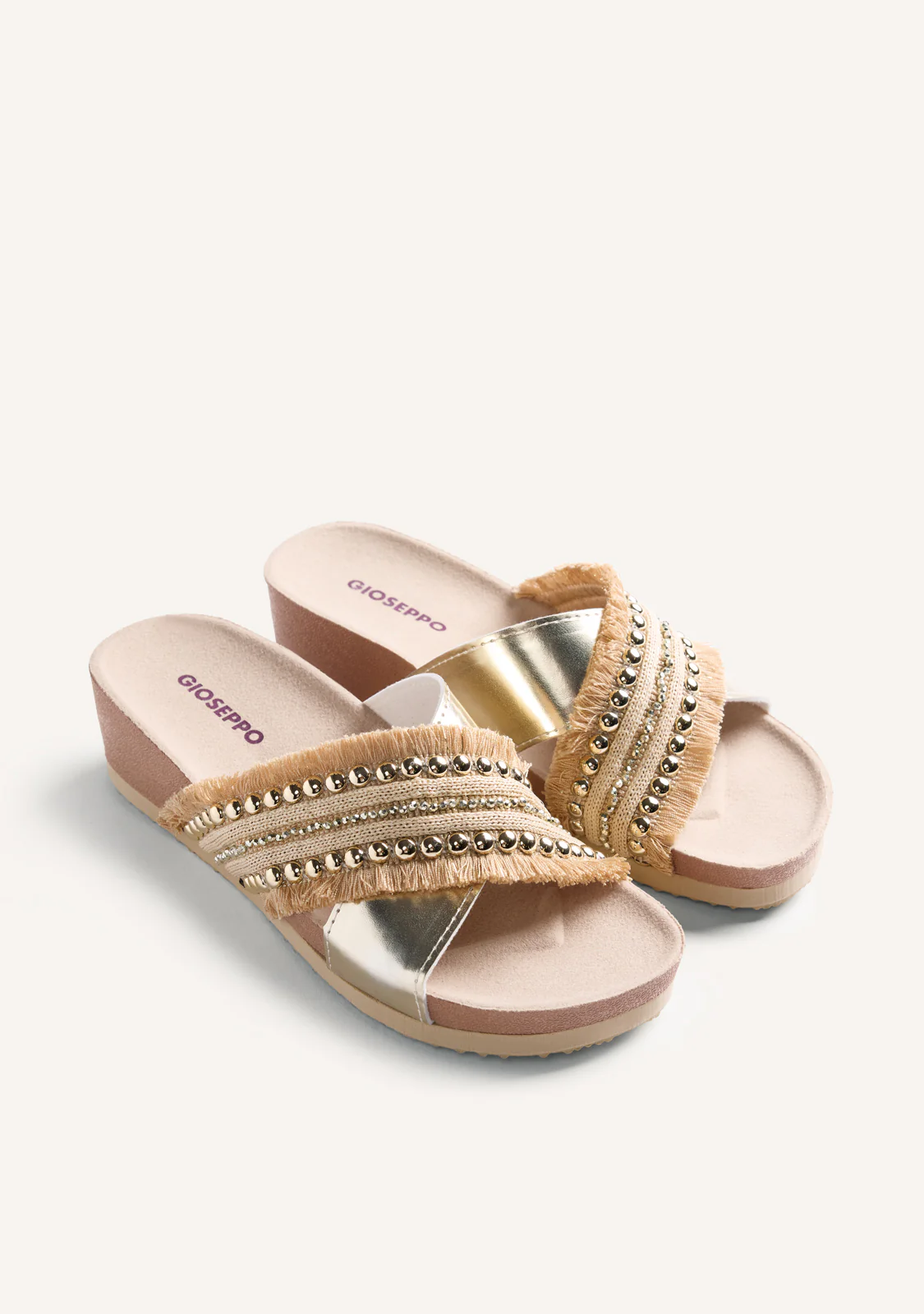 STUDS AND FRINGES BIO WEDGE SANDALS SUMBAWA - Image 2