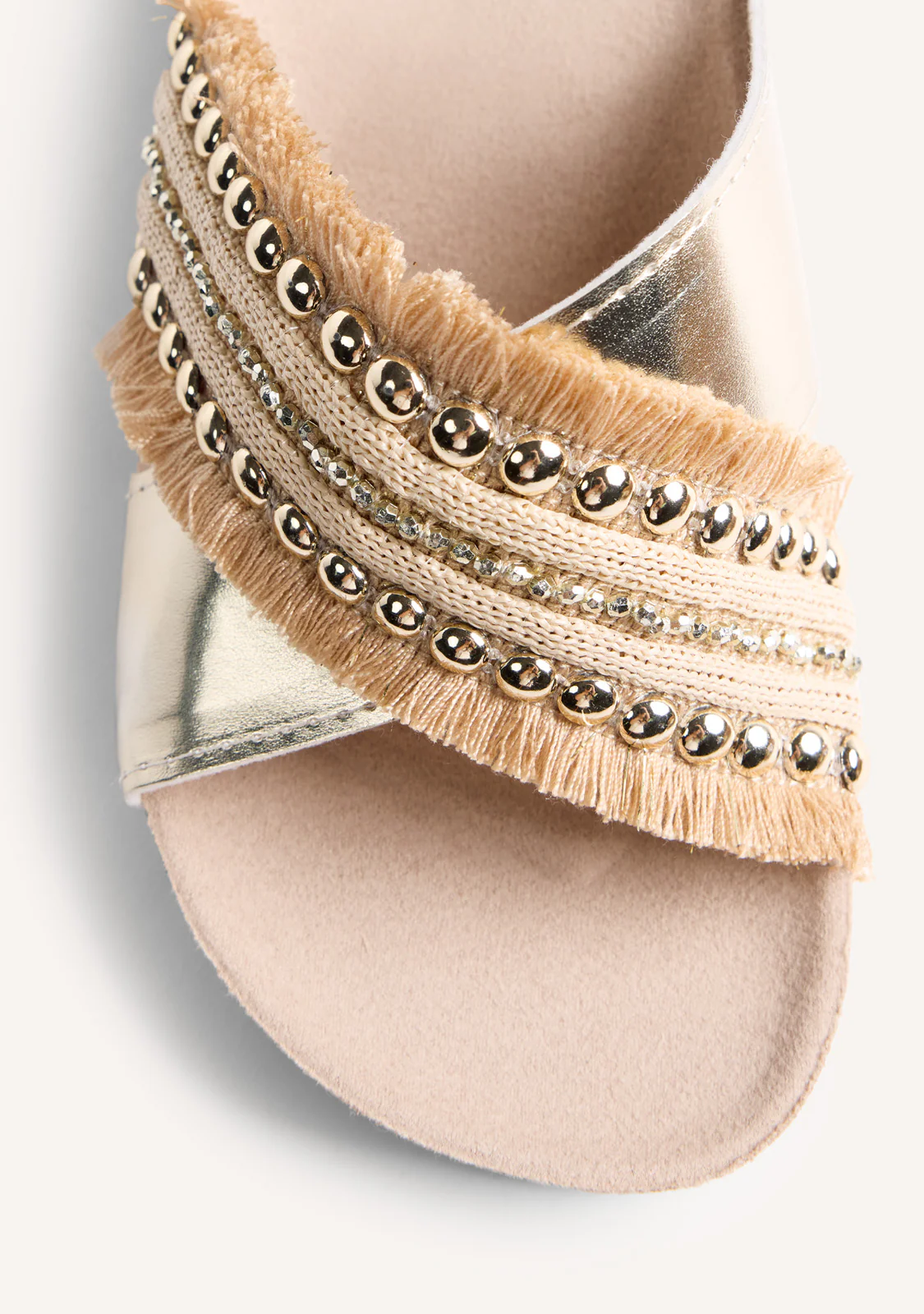 STUDS AND FRINGES BIO WEDGE SANDALS SUMBAWA - Image 3