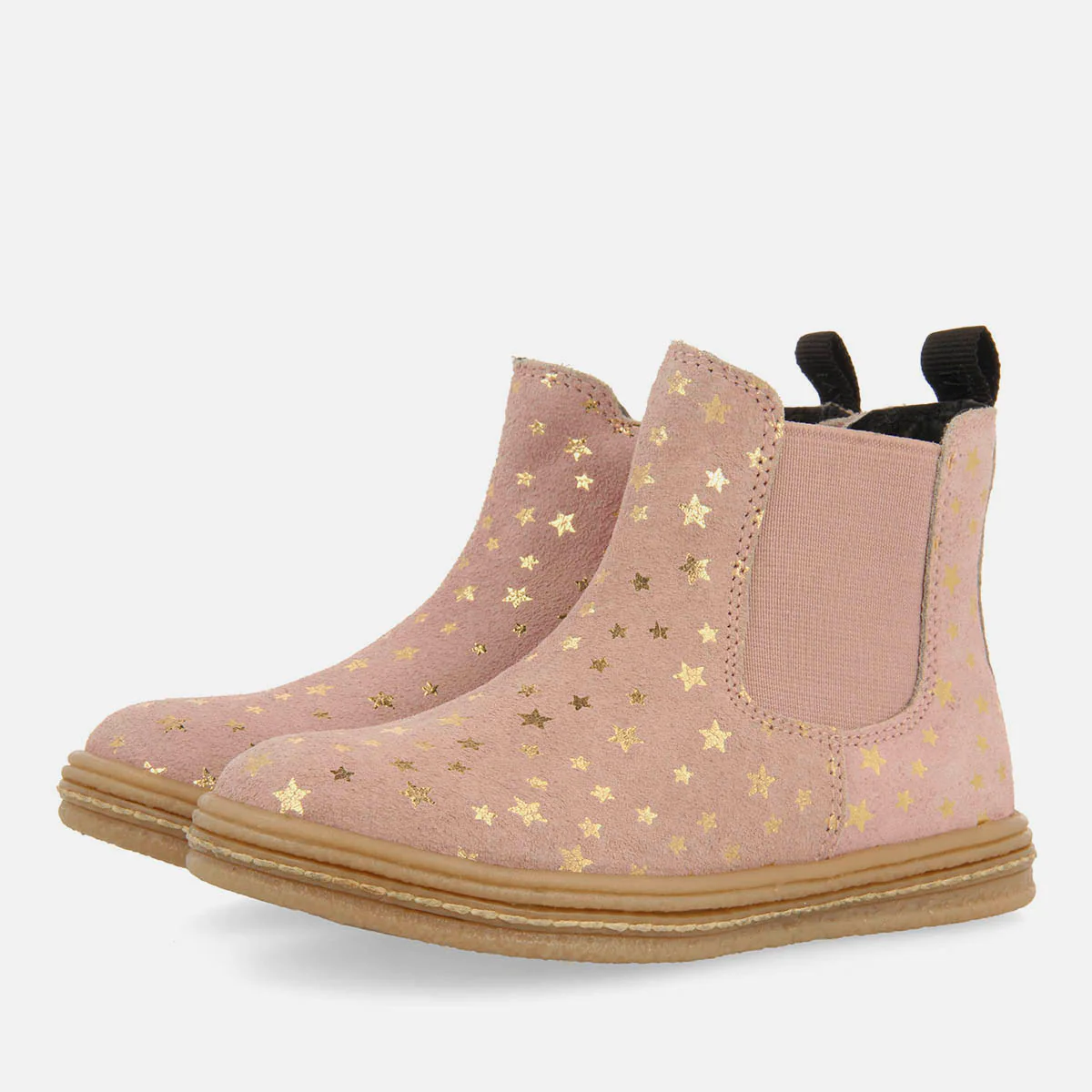 SUEDE BOOTS WITH STARS AND LEATHER DETAILS - Image 2