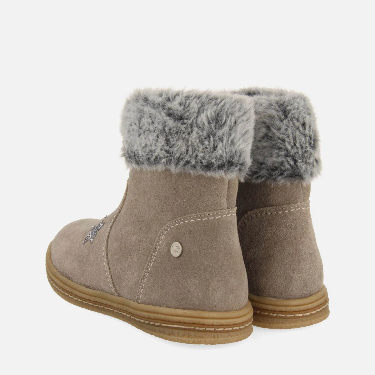 SUEDE LEATHER BOOTS WITH FUR ON THE SIDE - Image 4