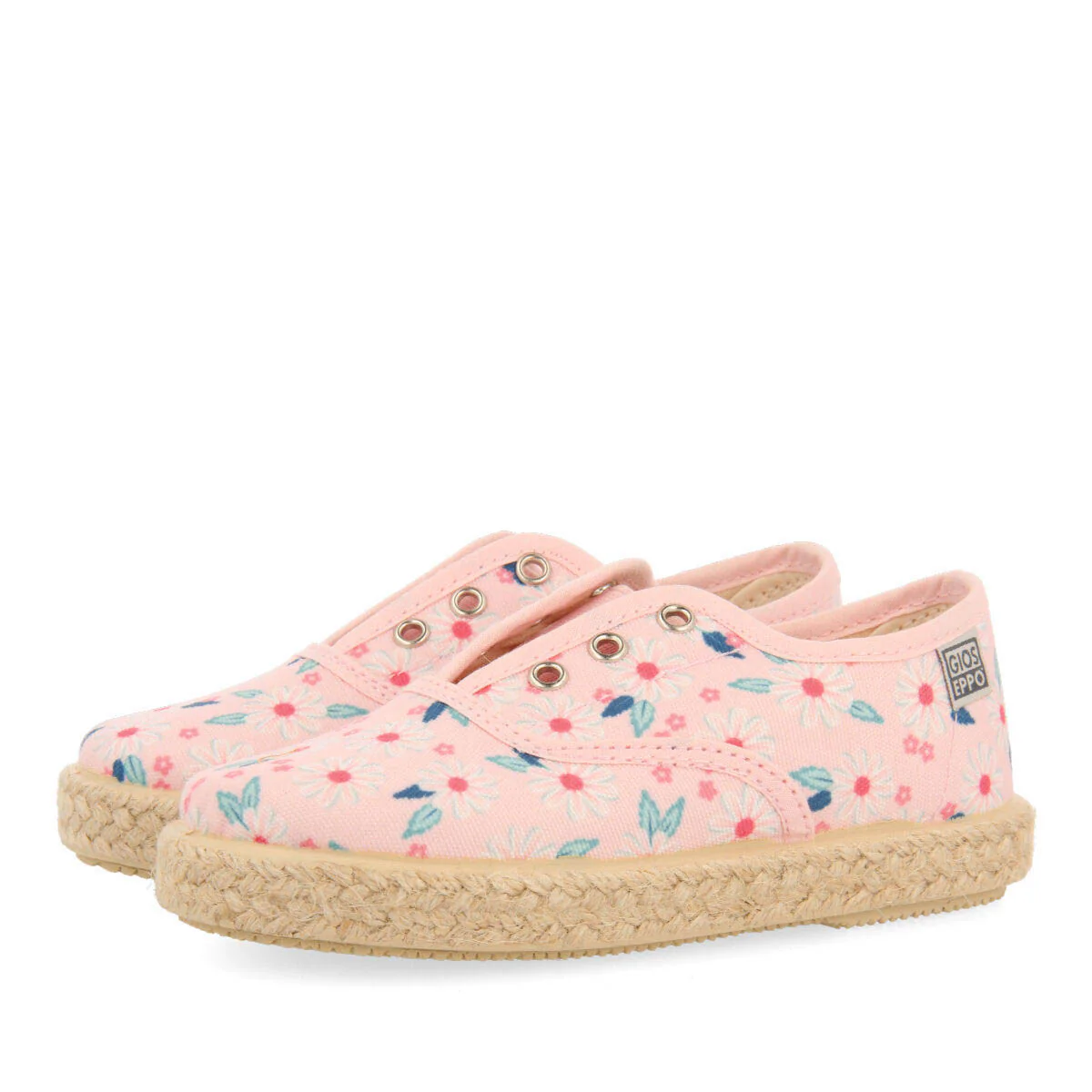 Taguig babiesink oxford style espadrilles with a colourfulrint - Image 2