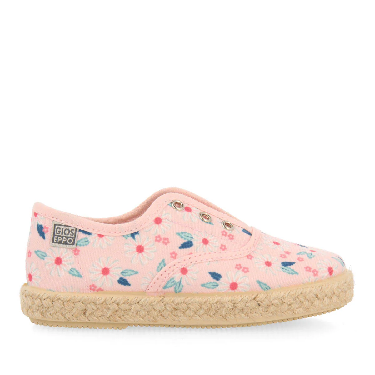 Taguig girlsink oxford style espadrilles with a colourfulrint