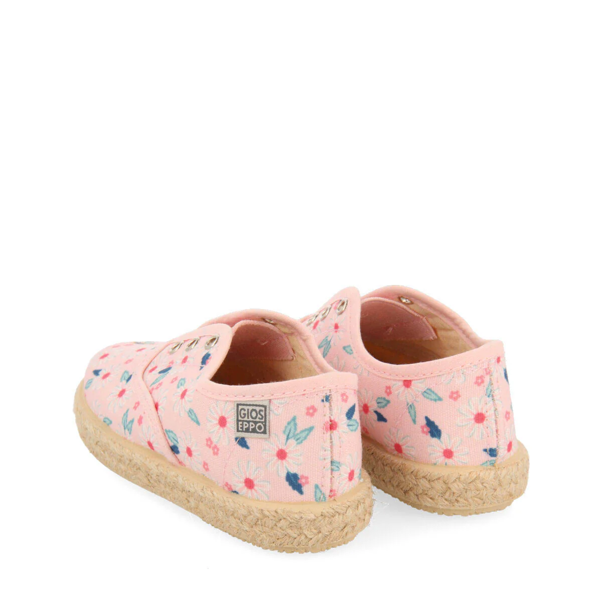 Taguig girlsink oxford style espadrilles with a colourfulrint - Image 4