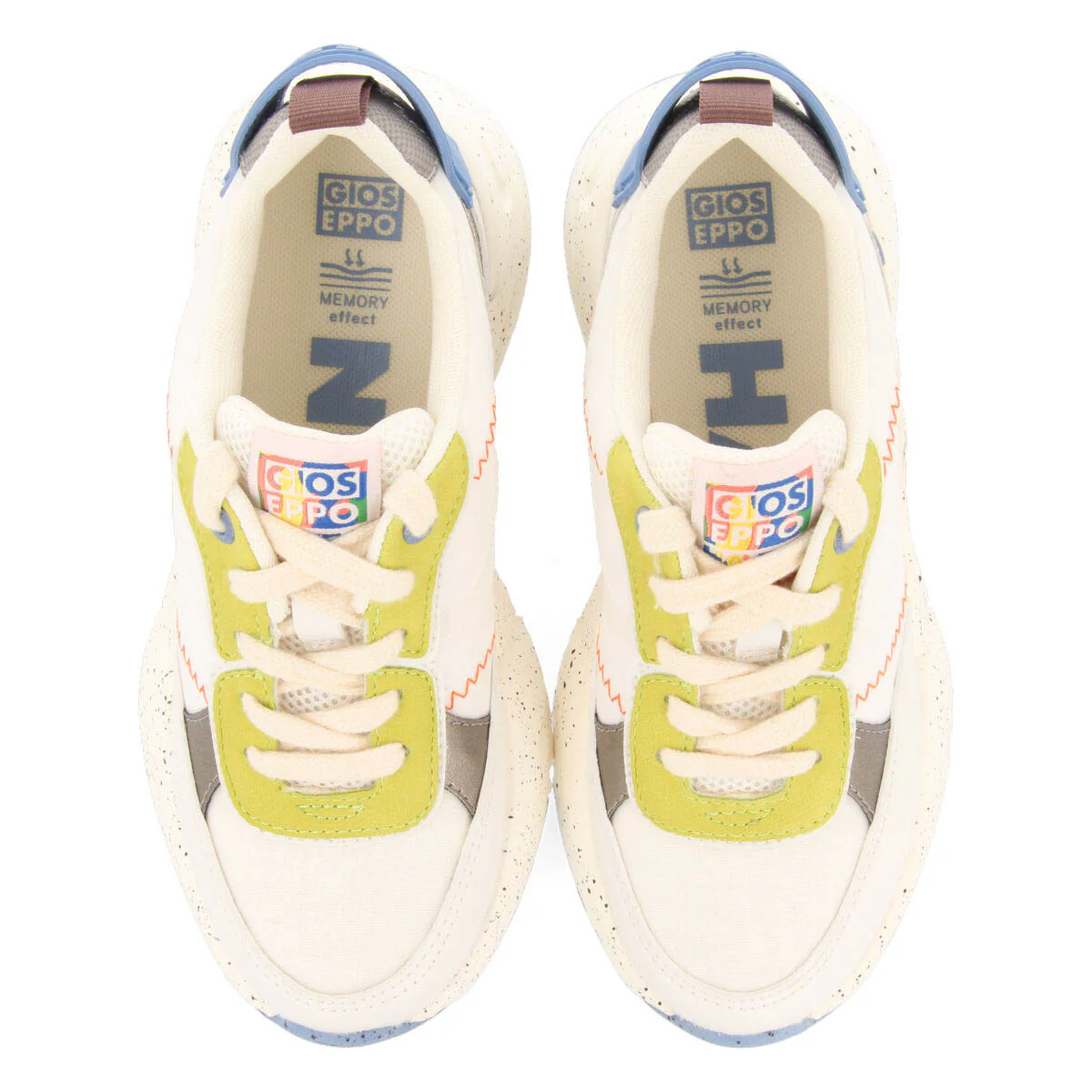 Tarnby children's white lace-up sneakers - Image 2