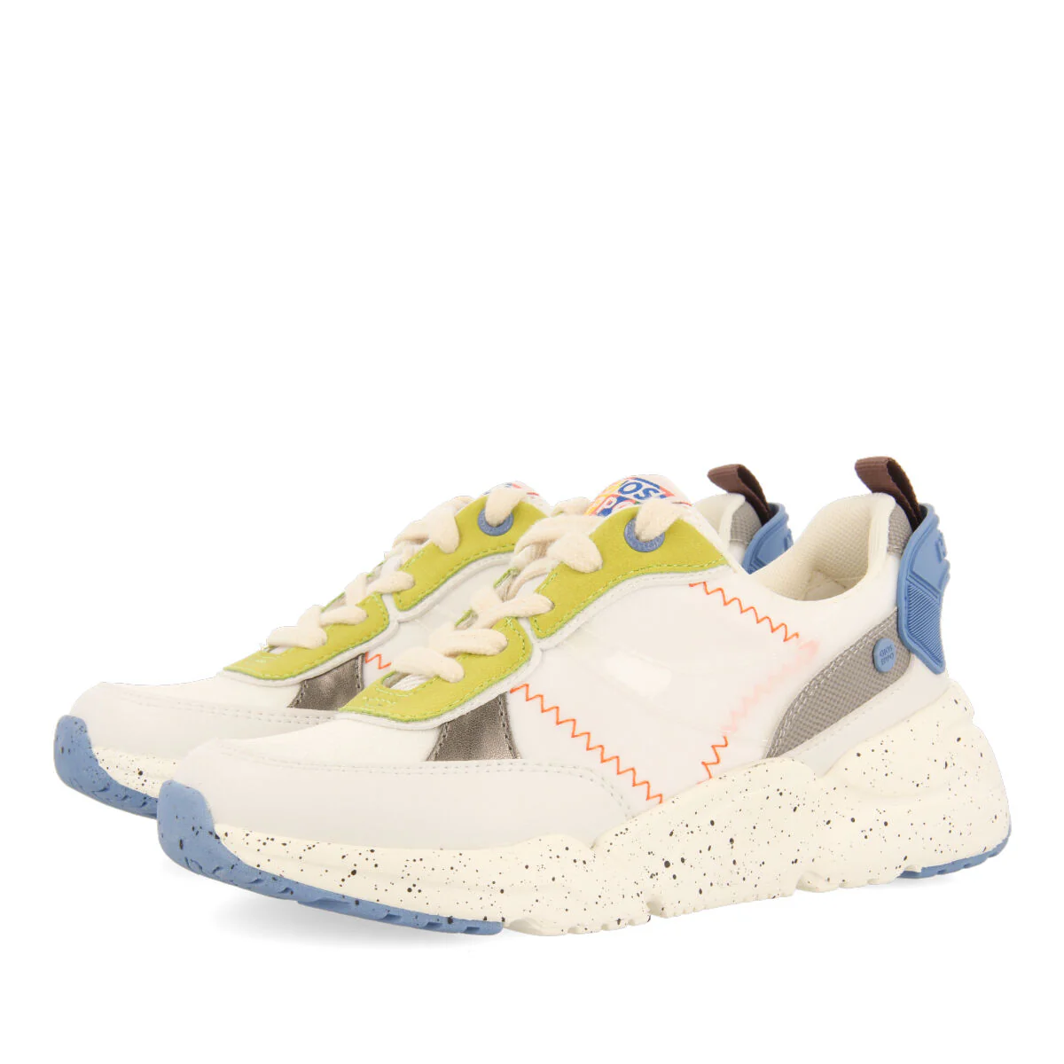 Tarnby children's white lace-up sneakers - Image 4