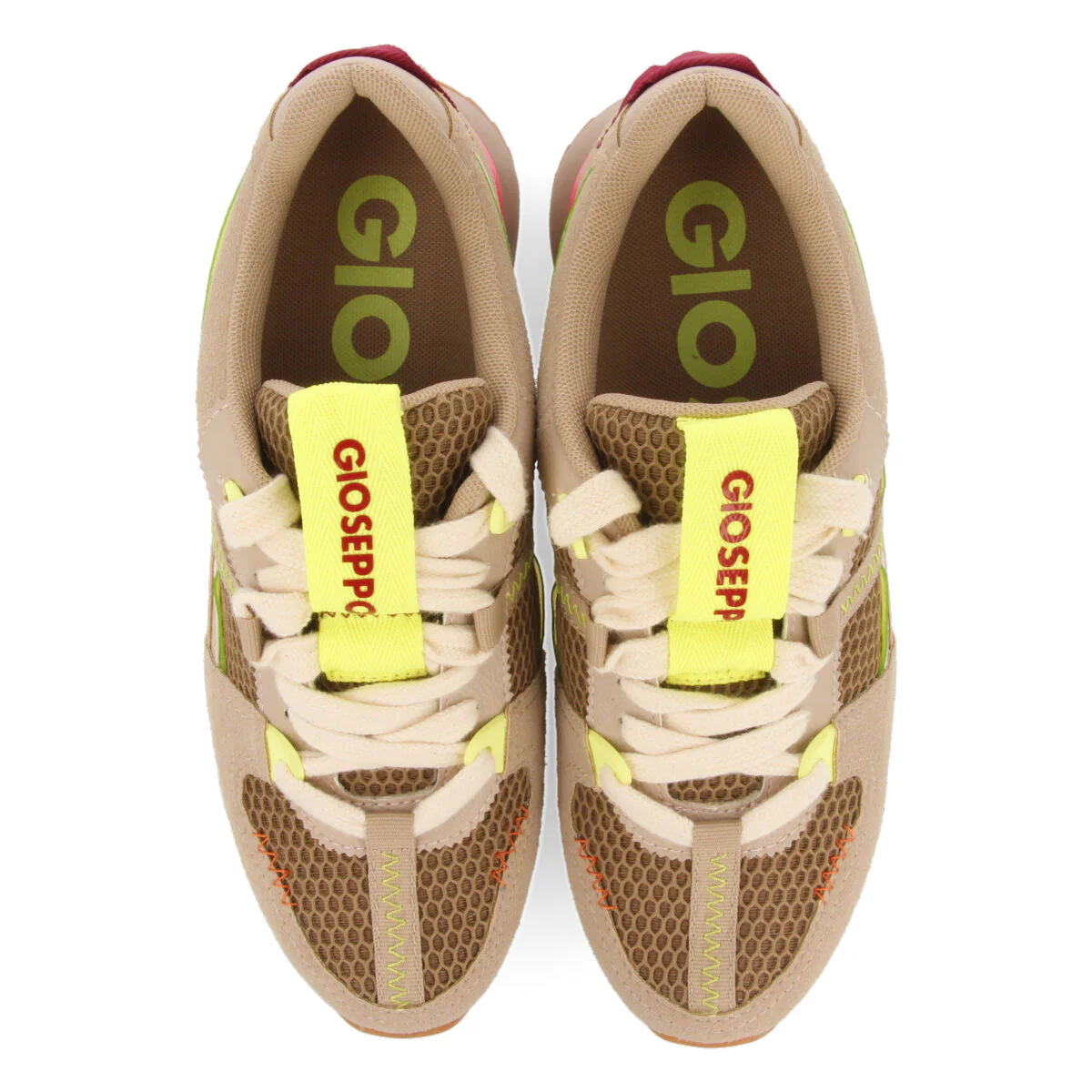 Thorens women's beige textured sneakers - Image 3
