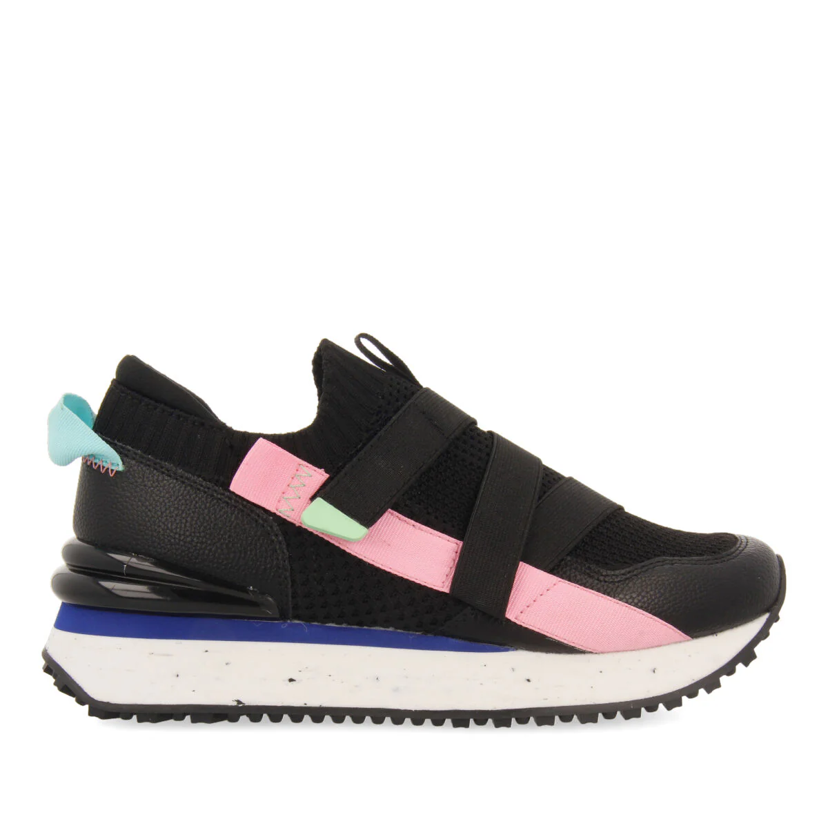 Tole women's black sock-style sneakers with straps