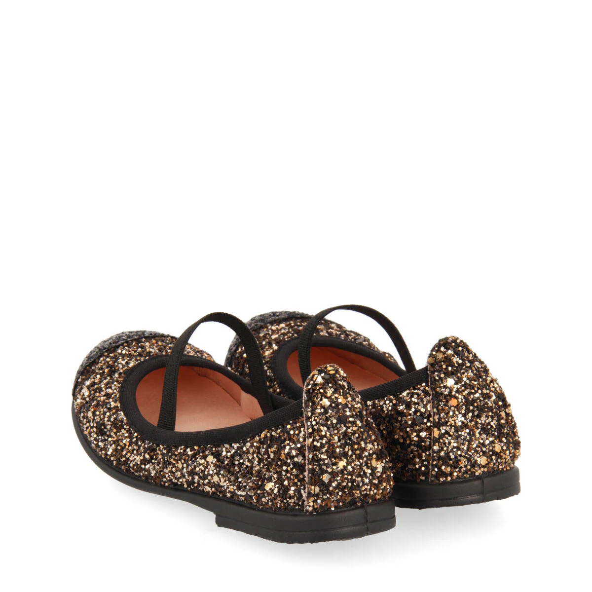 Tranent girls' two-tone glittery ballet flats - Image 4