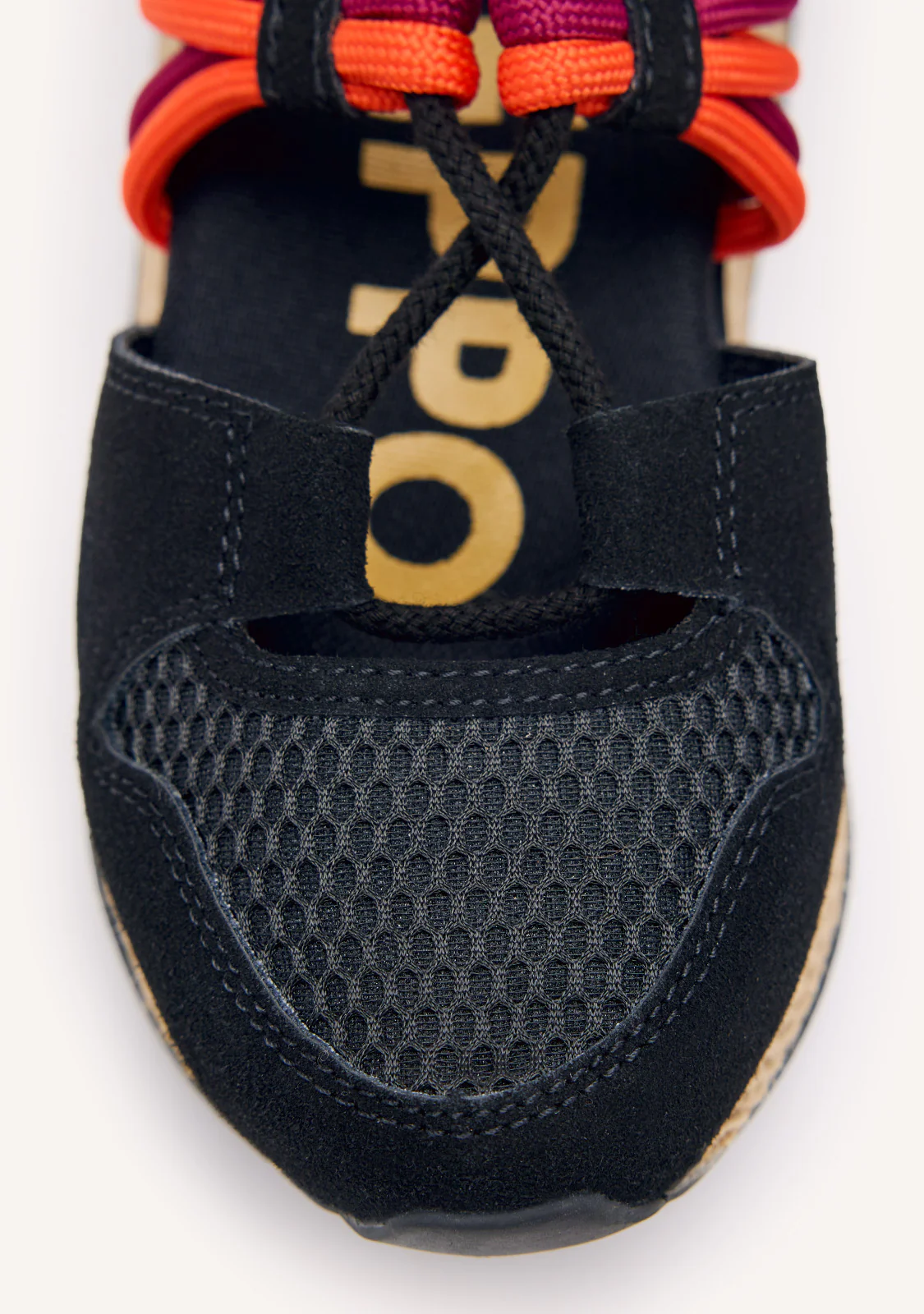 Tulare black espadrille sneakers with wedges - Image 4