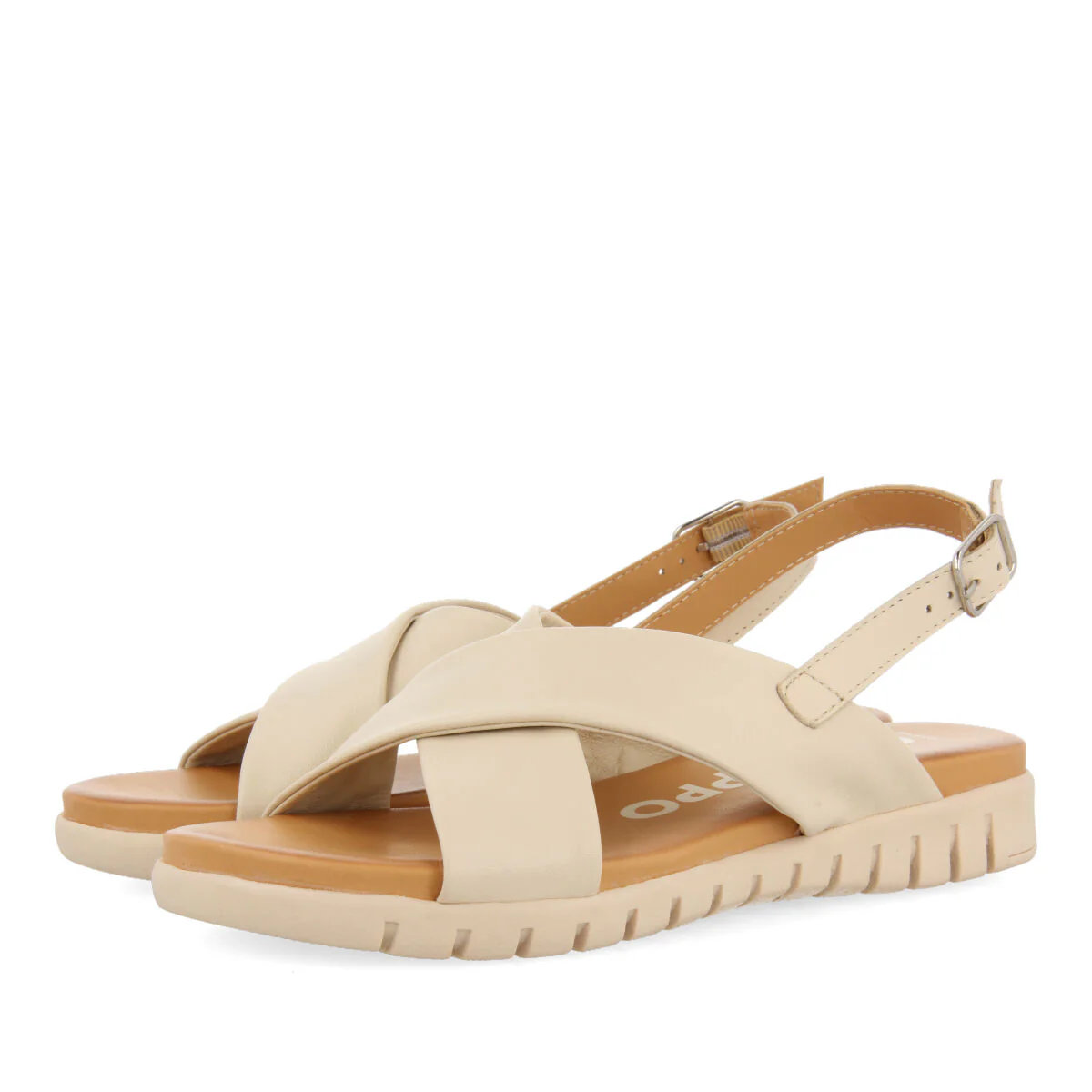 Utuado women's off-white sandals - Image 2
