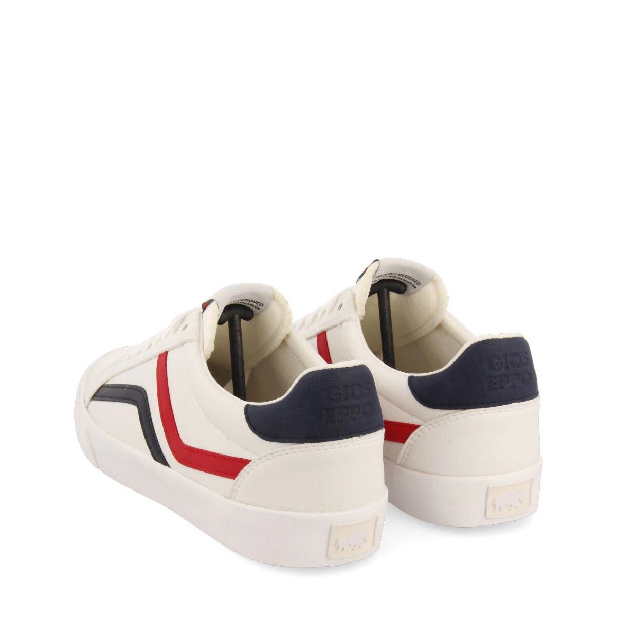 Uzeste men's multicoloured sneakers with navy blue and red details - Image 4