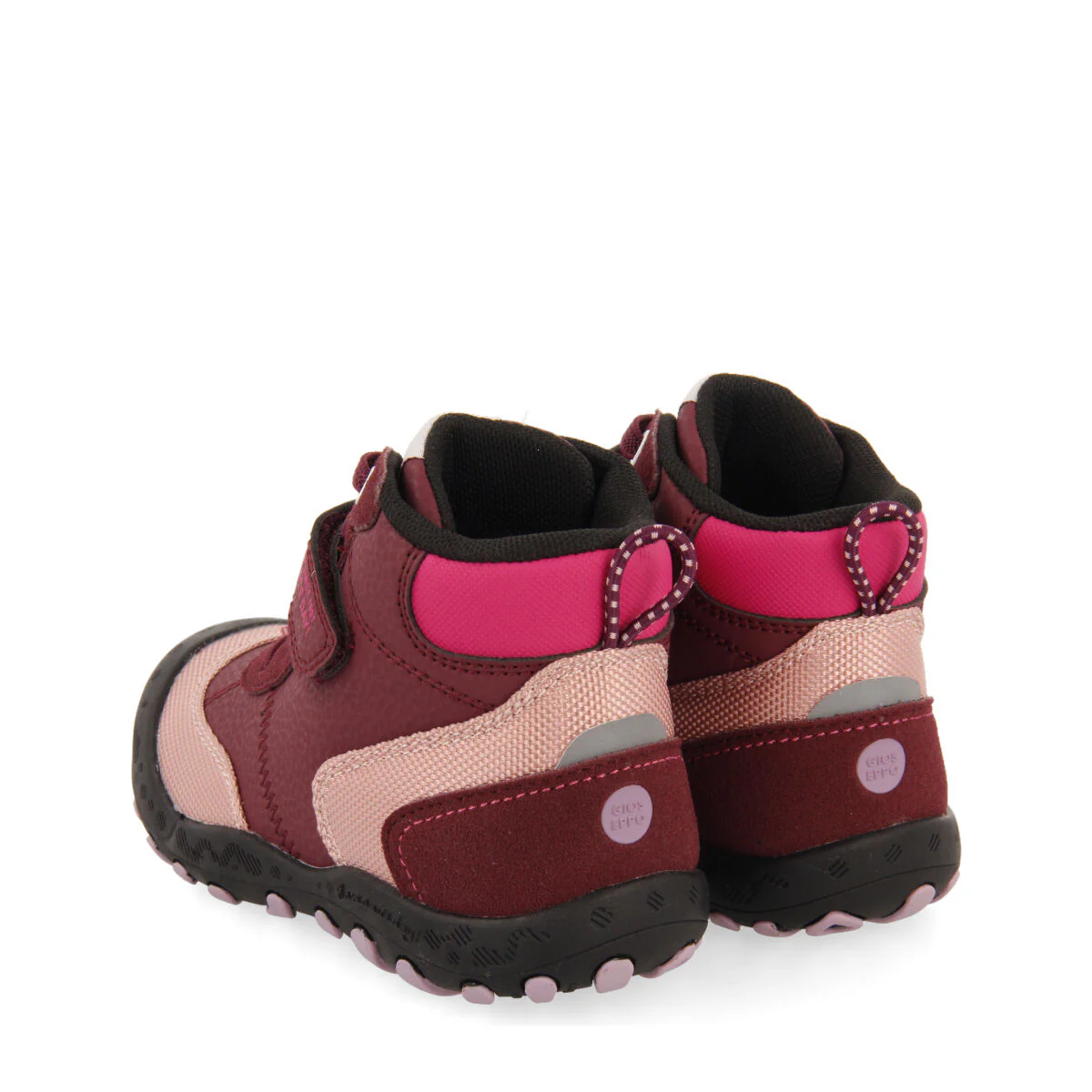 Varsta children's burgundy hiking boot-style sneakers - Image 4